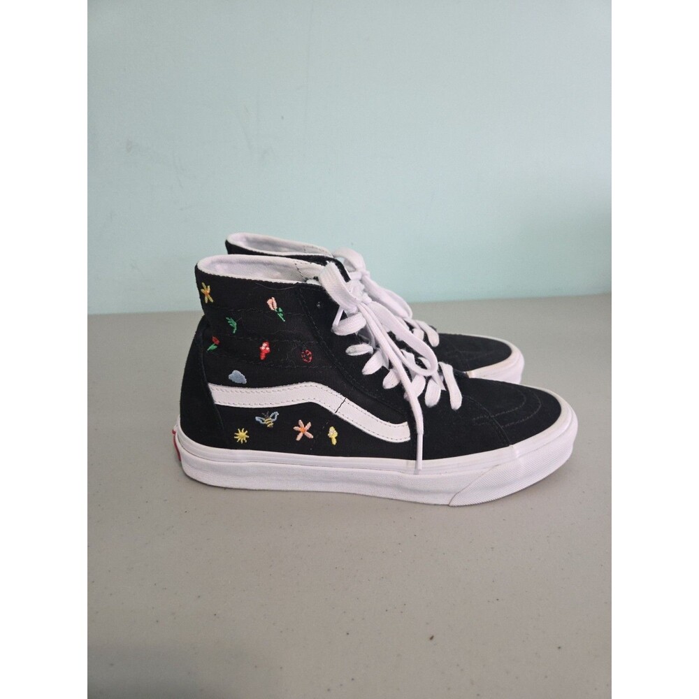 Vans Sk8-Hi Tapered Garden Party Black Sneakers 9 Womens